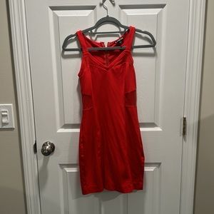 Express Cutout Dress - Red, Short, Size 2